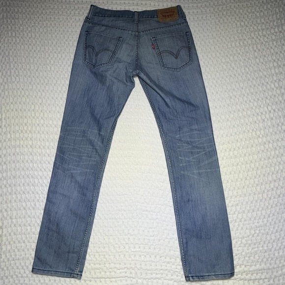 Levi's 511 Men's Light Wash Slim Fit Denim Jeans Size 30x32 - Picture 5 of 8
